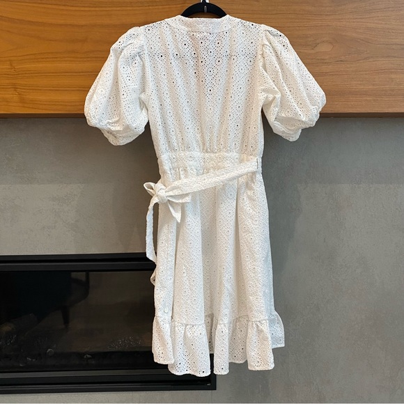 Scotch & Soda Broderie Anglaise Wrap Dress, Size S - Picture 13 of 16